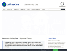 Tablet Screenshot of jaffraycare.com